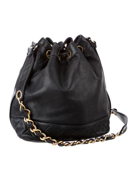 chanel bucket bag with chain|chanel bucket bag vintage.